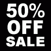 50% OFF SALE