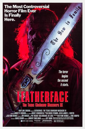 LEATHERFACE TEXAS CHAINSAW MASSACRE III One Sheet Poster