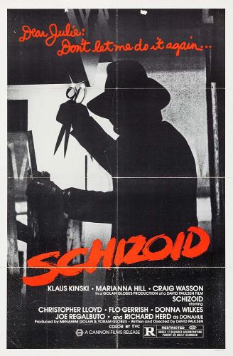 SCHIZOID One Sheet Poster