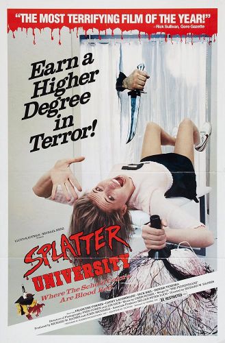 SPLATTER UNIVERSITY One Sheet Poster